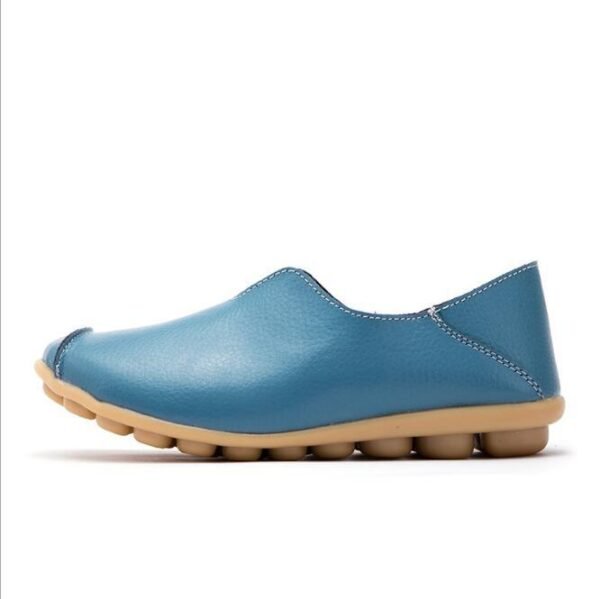 Ladies Flats Shoes Women Genuine Leather Shoes - Image 3