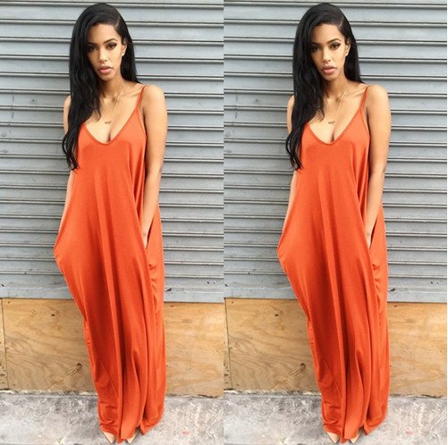 Women Summer Dress Casual Long Dresses Plus Size - Image 8