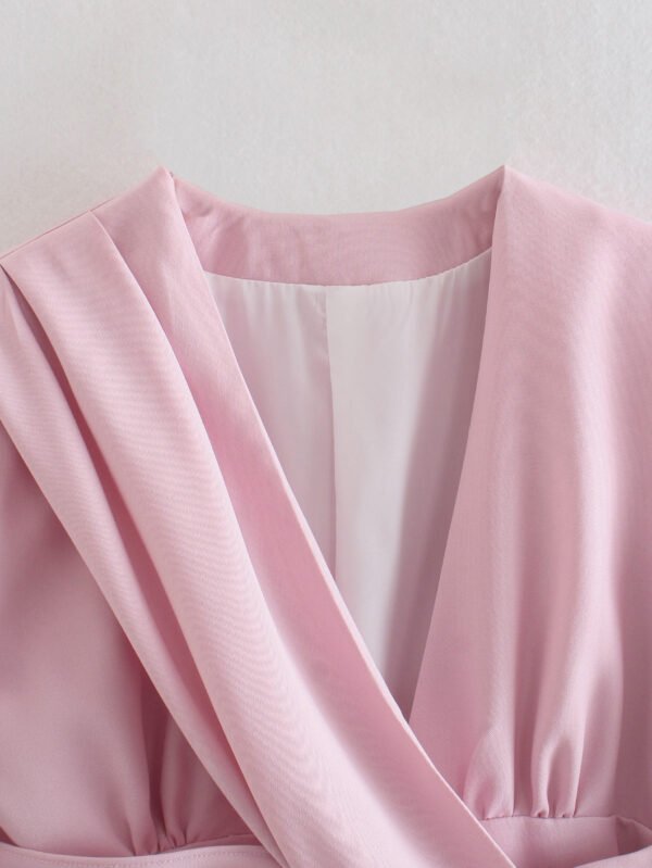 Casual V Neck Dresses Women Fashion Dress - Image 3