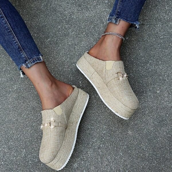 Fashion Women Thick Bottom Flats - Image 2