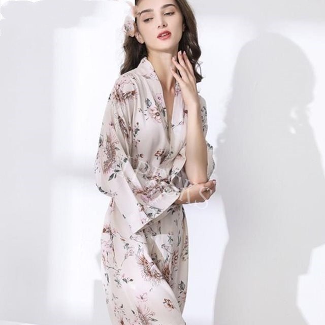 New Sleepwear Thin Cotton-silk suit - Image 5