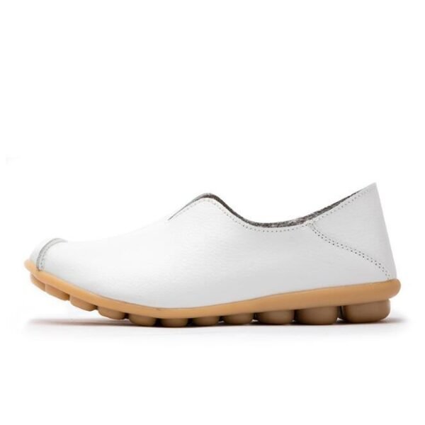 Ladies Flats Shoes Women Genuine Leather Shoes - Image 4