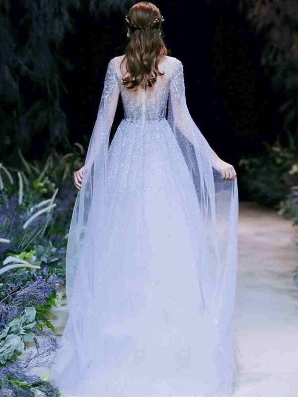 High-end  Evening Dress Light Luxury Niche Wedding Banquet Female - Image 4
