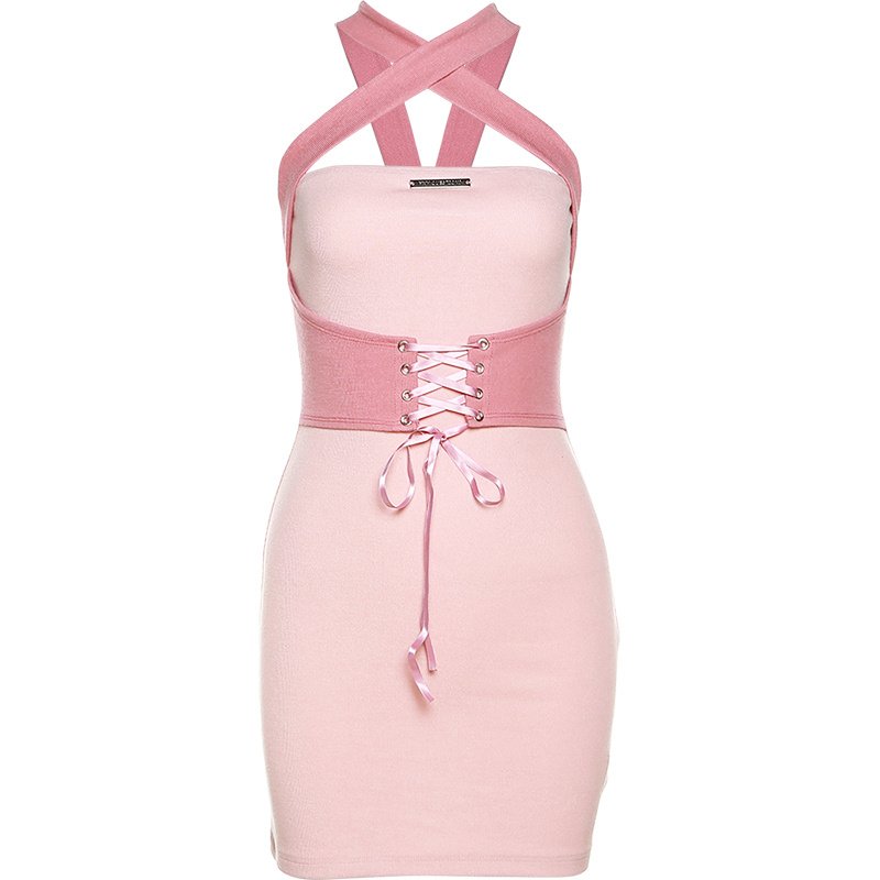 Dresses For Women Show Thin Waist Tie - Image 5