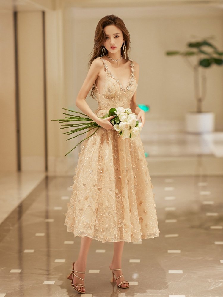 Women's Crystal Cocktail Dress - Image 5