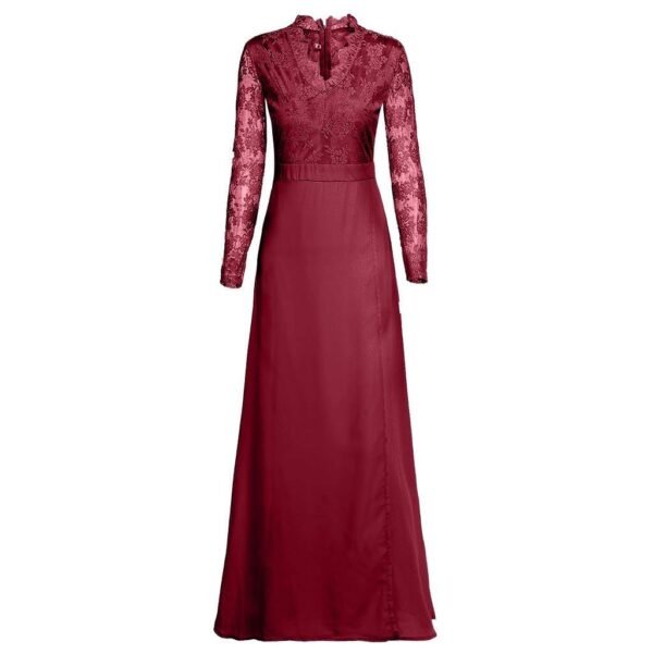Women V-neck Sexy Lace Elegant Wedding Party Dresses - Image 4