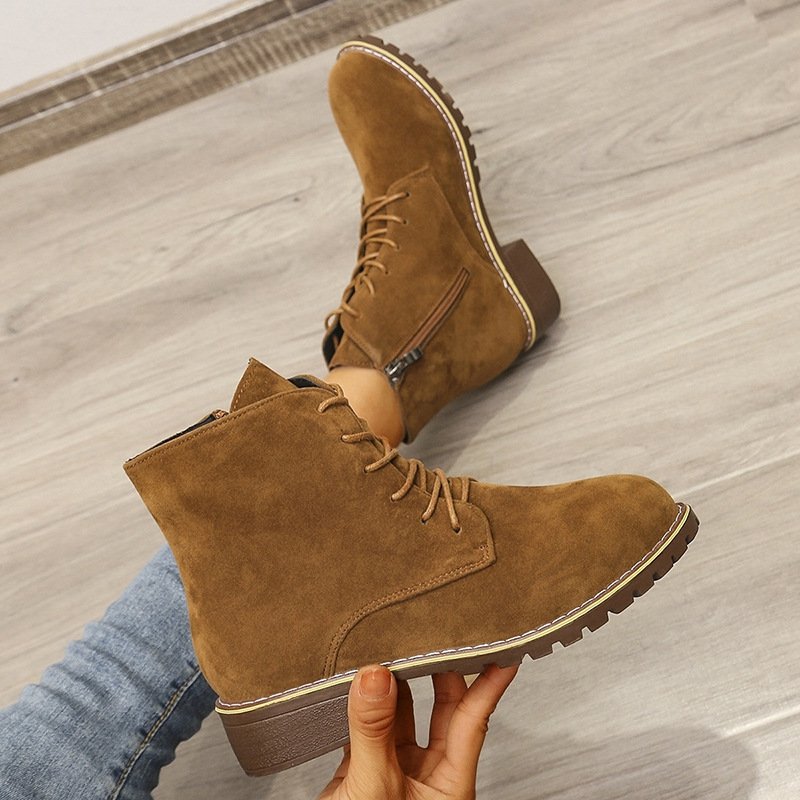 Short Boots Women Round Toe Martin Boots Women - Image 5