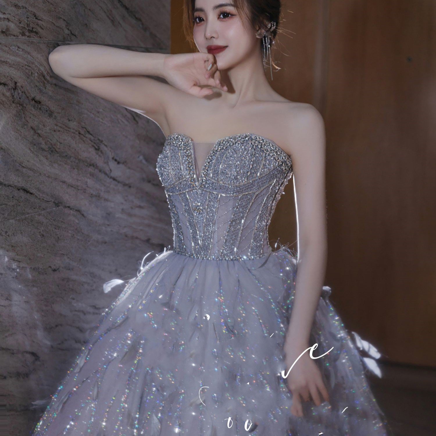 Dress Bridal Mitzvah Dress High-end Luxury - Image 5