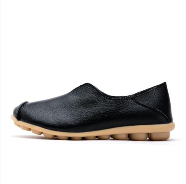 Ladies Flats Shoes Women Genuine Leather Shoes - Image 2