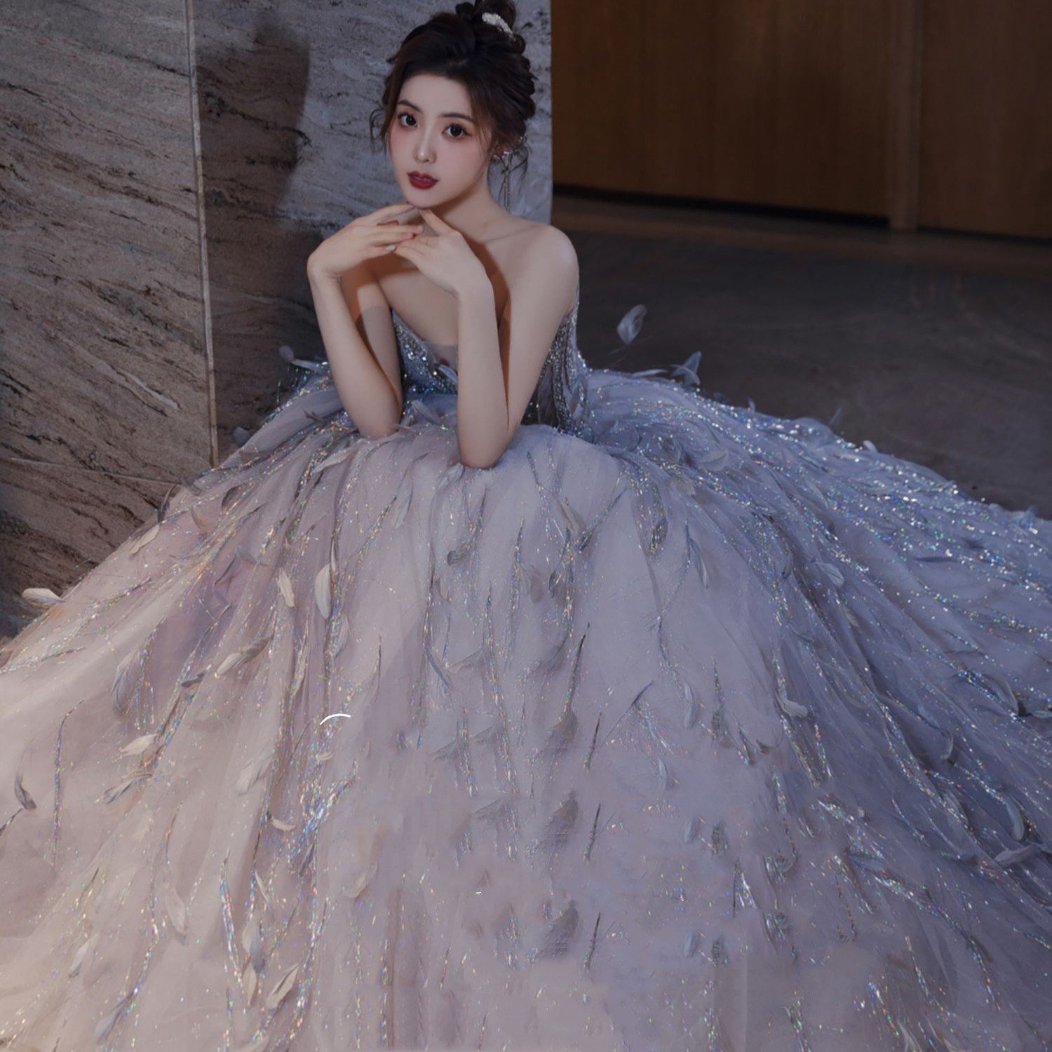 Dress Bridal Mitzvah Dress High-end Luxury