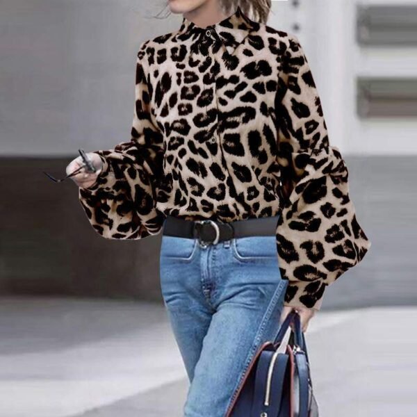 Women Sexy Leopard Print  Tops - Image 5