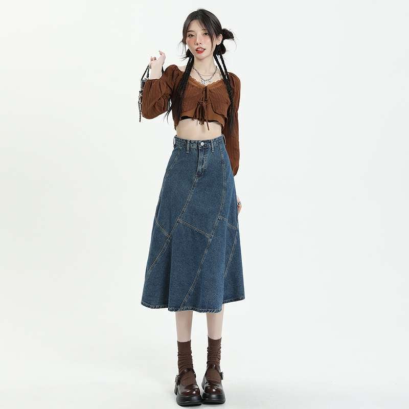 Long Skirt High Waist Skirt, Cross Skirt For Women - Image 6