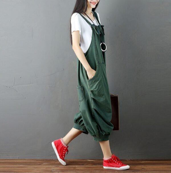 Women Casual Drop Crotch Jumpsuits - Image 3