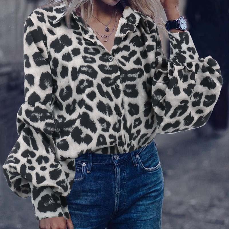 Women Sexy Leopard Print  Tops - Image 8