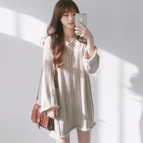 Sweater dress, dress, sweater, women - Image 3