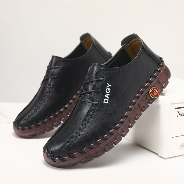 Women Loafers Shoes Soft Leather Flats - Image 3