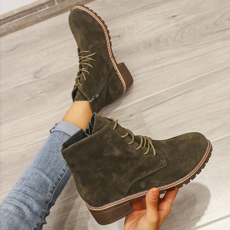Short Boots Women Round Toe Martin Boots Women - Image 2