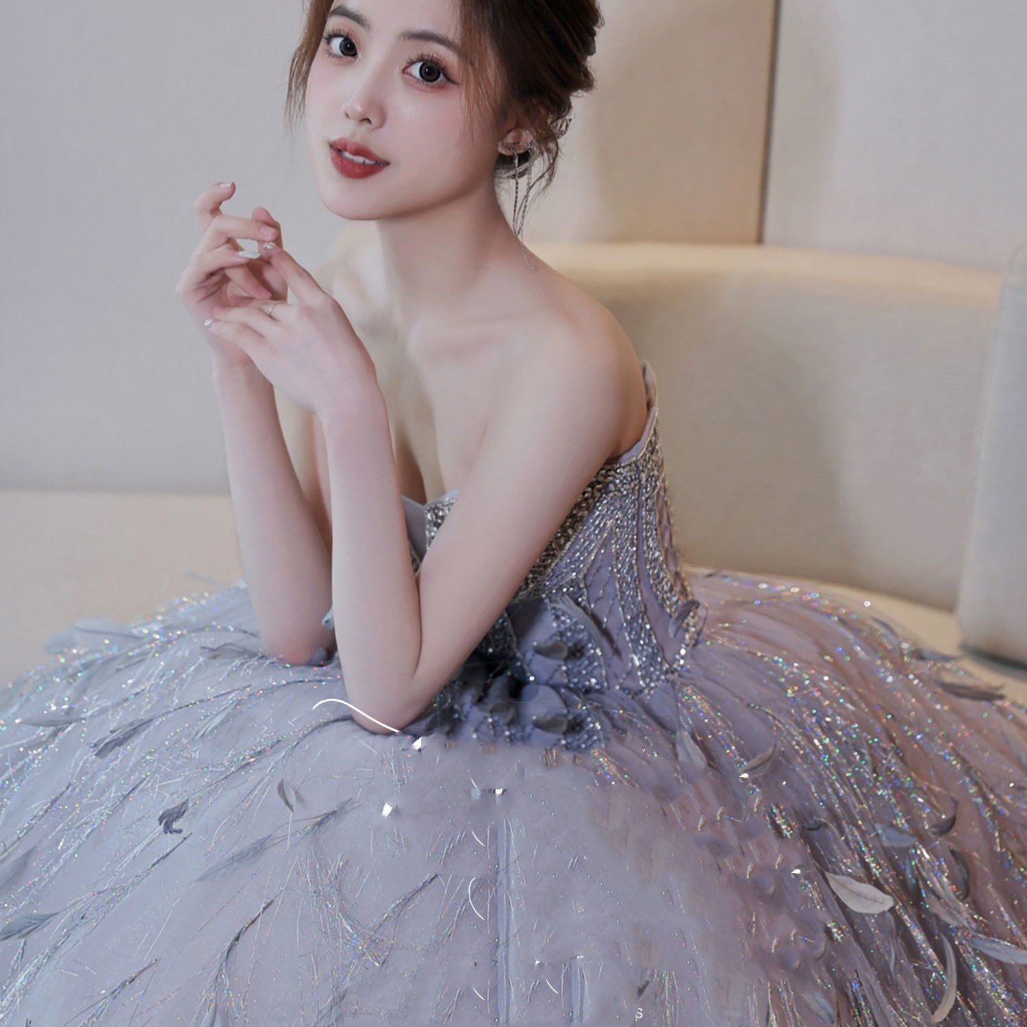Dress Bridal Mitzvah Dress High-end Luxury - Image 4
