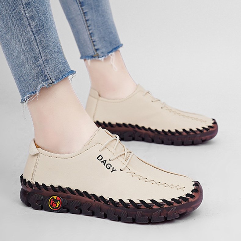 Women Loafers Shoes Soft Leather Flats - Image 5