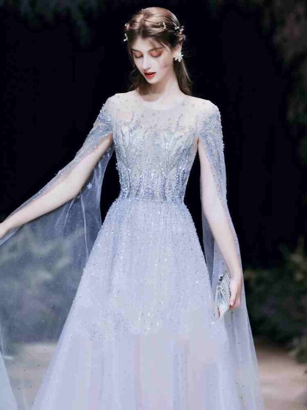 High-end  Evening Dress Light Luxury Niche Wedding Banquet Female - Image 3
