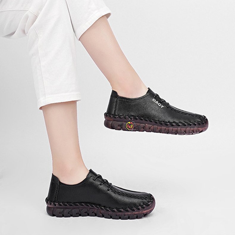 Women Loafers Shoes Soft Leather Flats - Image 6