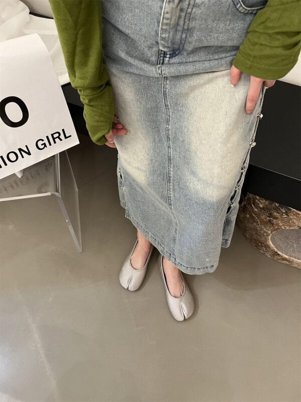 Flat Bottom Silver Single-layer Shoes Women - Image 10