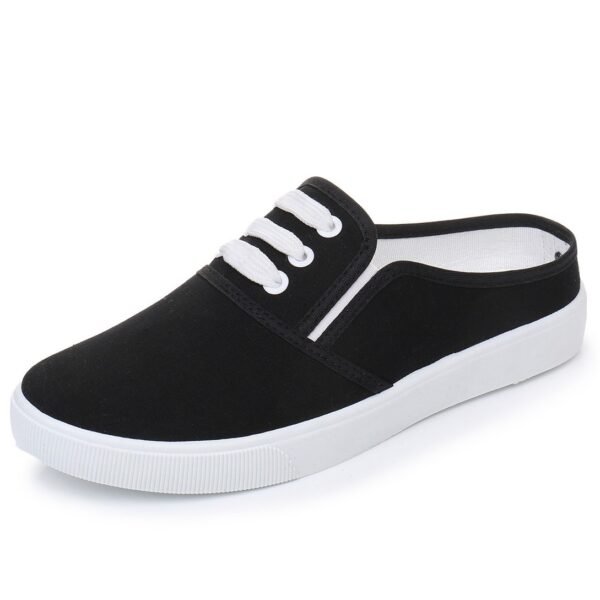 Slip-on Canvas Shoes Flat Women - Image 2
