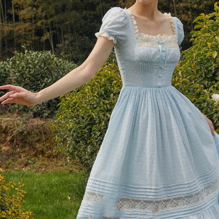 Women's Fashion Casual French Vintage Dresses - Image 3