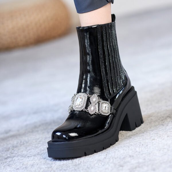 High Heel Knight Boots Ins Thick  Women - Image 4