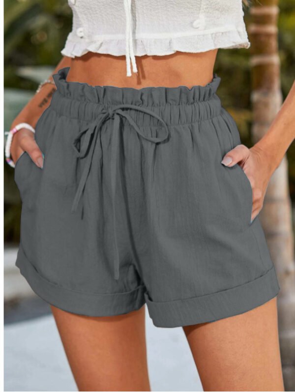 European Solid Color Loose Casual Fashion Shorts For Women - Image 6