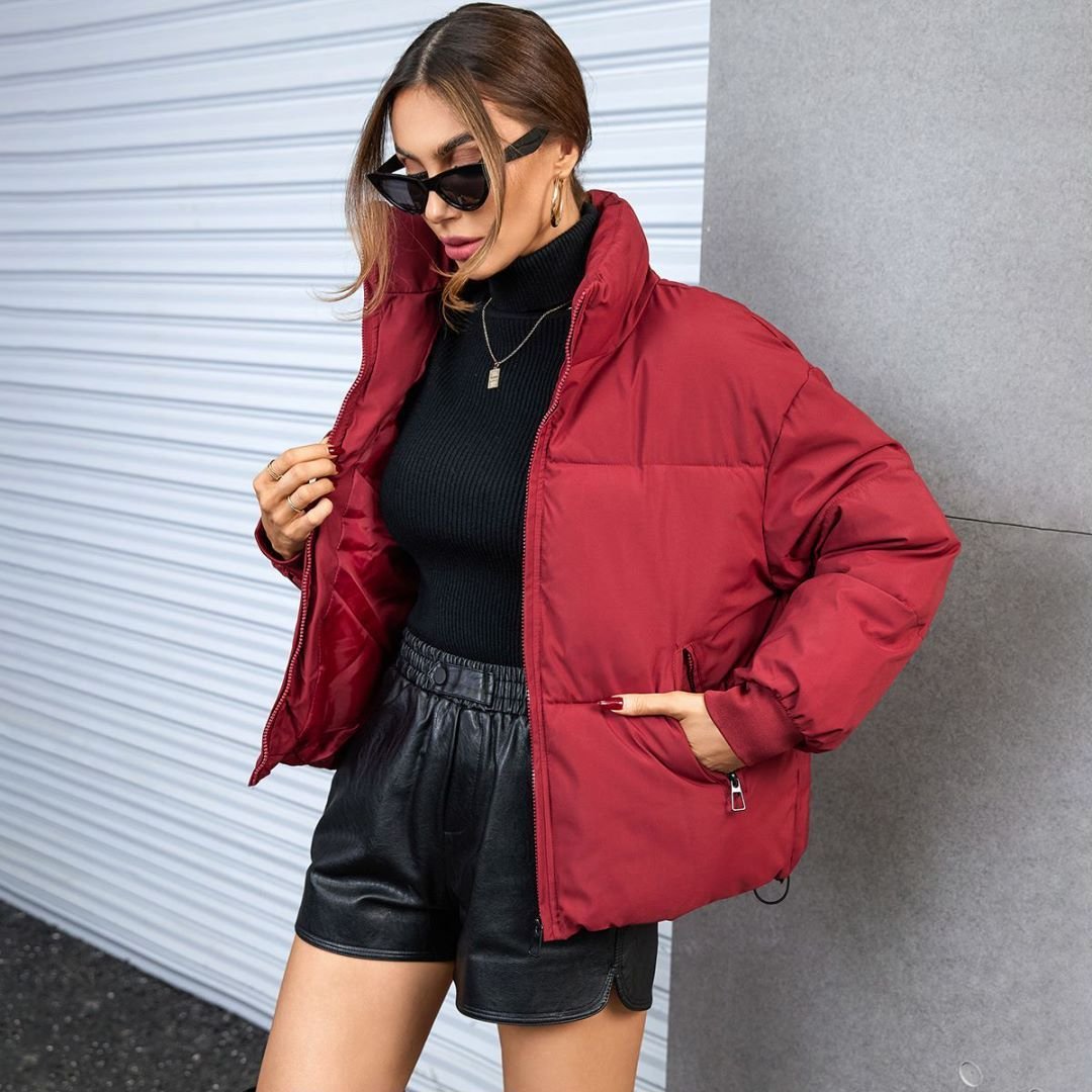 Women's Short Winter Cotton-padded Jacket Loose Thickened Cotton-padded Coat - Image 4