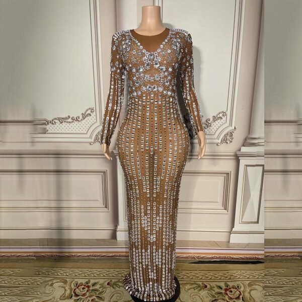 Shiny Diamond Sparkling Dress - Image 5