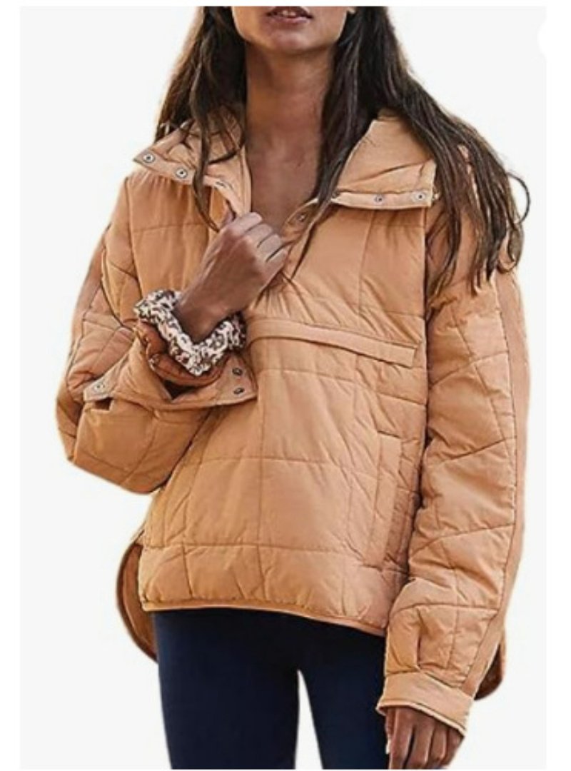 Casual Fashion Solid Color Short Front And Long Back Cotton Coat Round Hem Top - Image 7