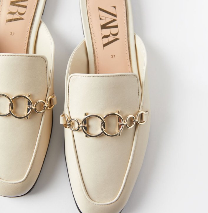 Leather Slippers Women Toe Flat Shoes Women - Image 2