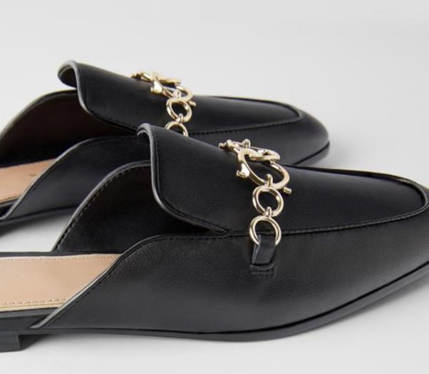 Leather Slippers Women Toe Flat Shoes Women - Image 3