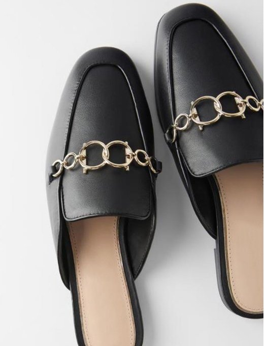 Leather Slippers Women Toe Flat Shoes Women - Image 5