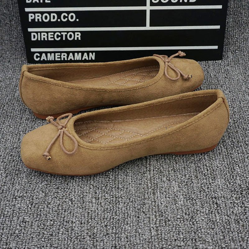 Women Square Toe Flat Shoes - Image 5