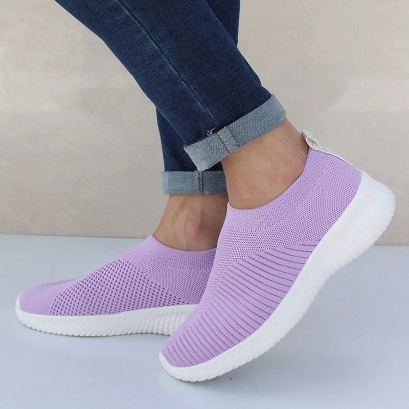 Flying Woven Flat-heeled Rubber Round Headgear Flat Shoes Women - Image 6