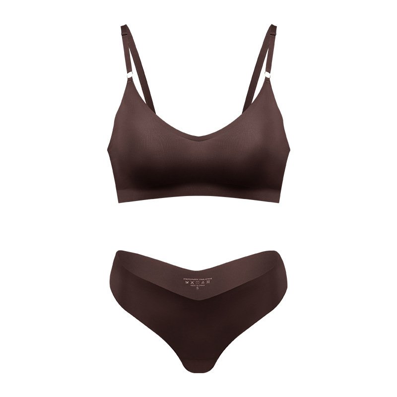 Women's V-neck Breathable Underwear Bra Panties Set - Image 9