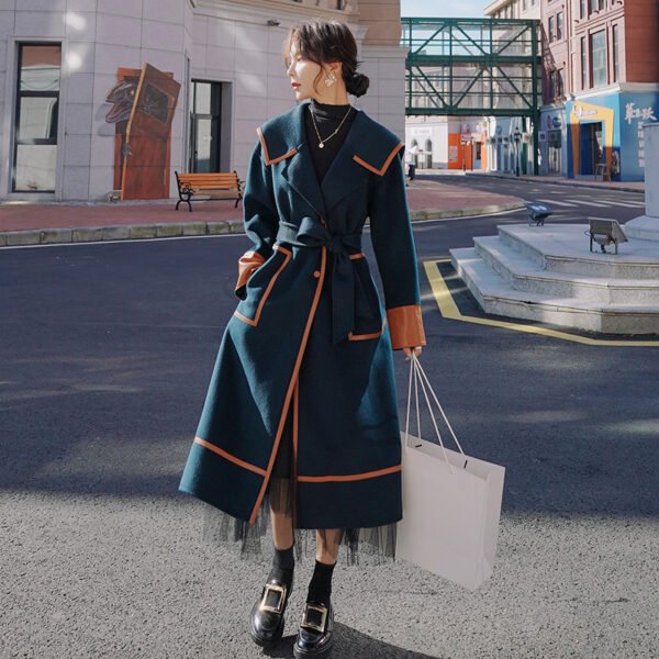 Women's Medium Length Woolen Jacket