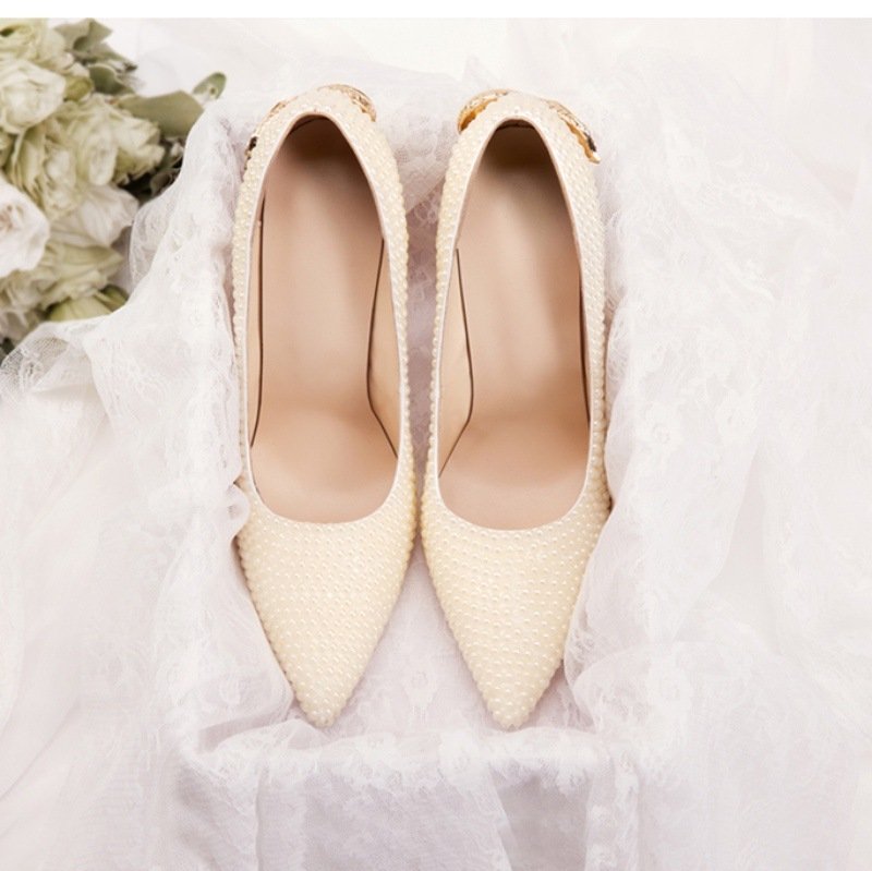 Women's Diamond Hand Green Snake-shaped Stiletto Heels - Image 2