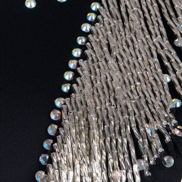 Tube Beads Latin Dance Costumes, Competition Dresses, Dance Skirts - Image 3