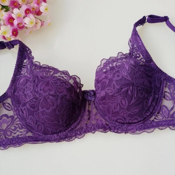 Ultra-thin Breathable Sexy Comfortable Lace Push Up Bra Set
