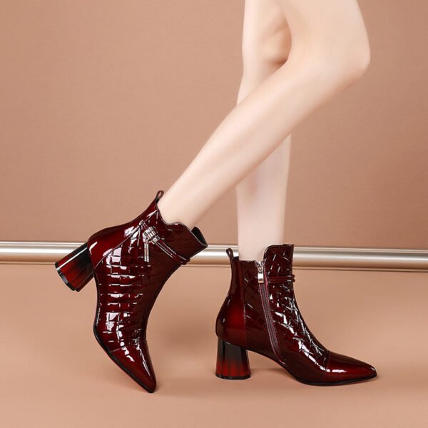 Short Boots Women s Velvet Boots - Image 2