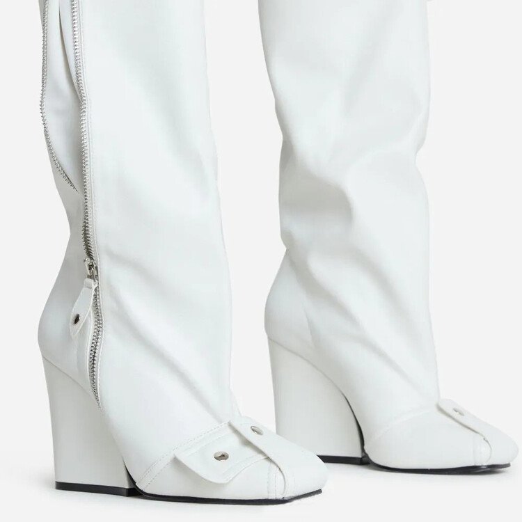 Fashion Runway Large Size Knee-high Boots For Women - Image 7
