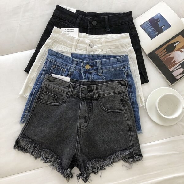 New Loose All-matching Denim Shorts Women - Image 4