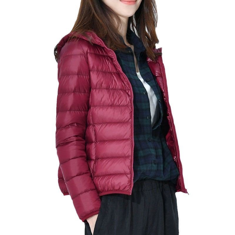 Down Jacket Women's Short Light And Thick - Image 4