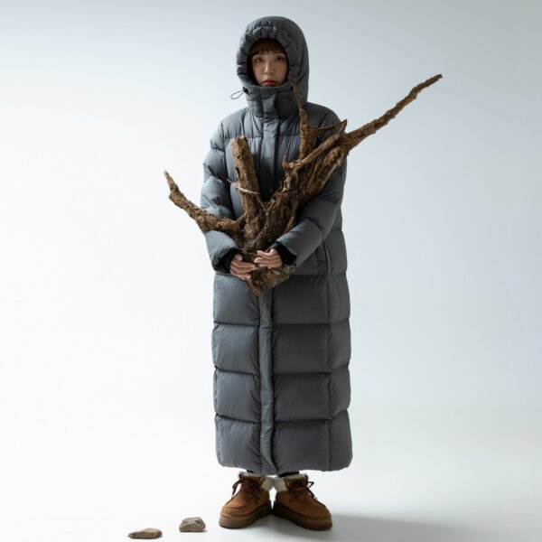 Down Jacket Goose Down Outdoor Thickened Ultra-long Coat - Image 7