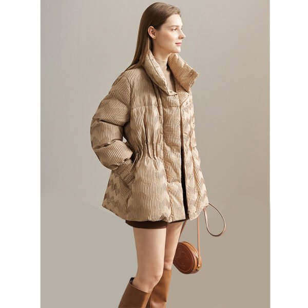 Black Technology Graphene Down Jacket Women's Stand Collar - Image 3