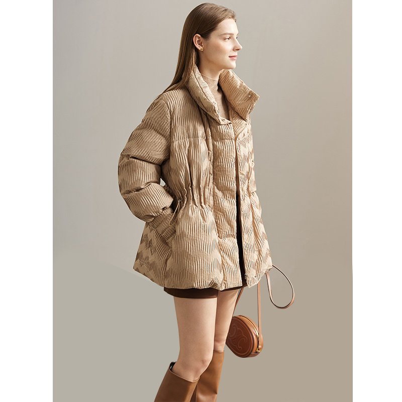 Black Technology Graphene Down Jacket Women's Stand Collar - Image 3